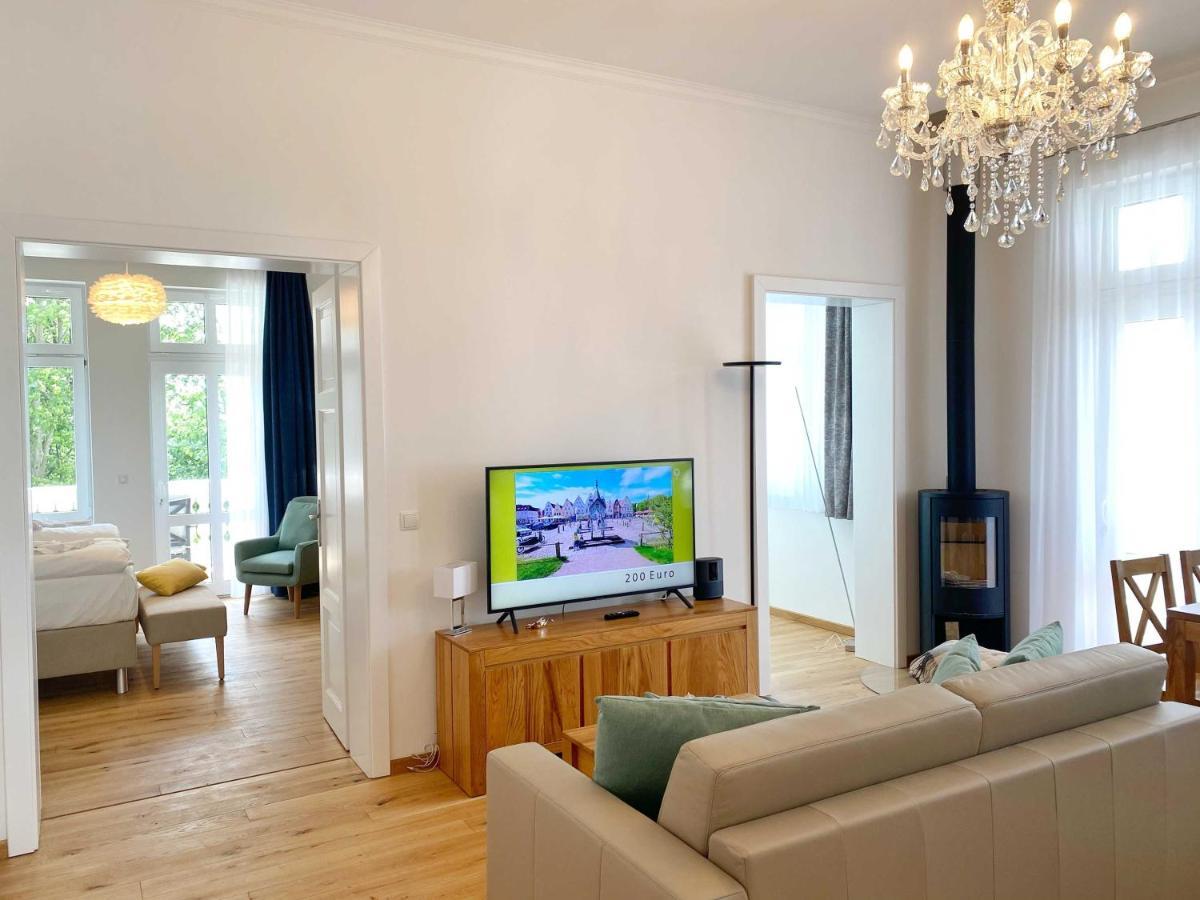 Villa Jenny - Ferienappartement 1 mit Meerblick Sassnitz Eksteriør billede